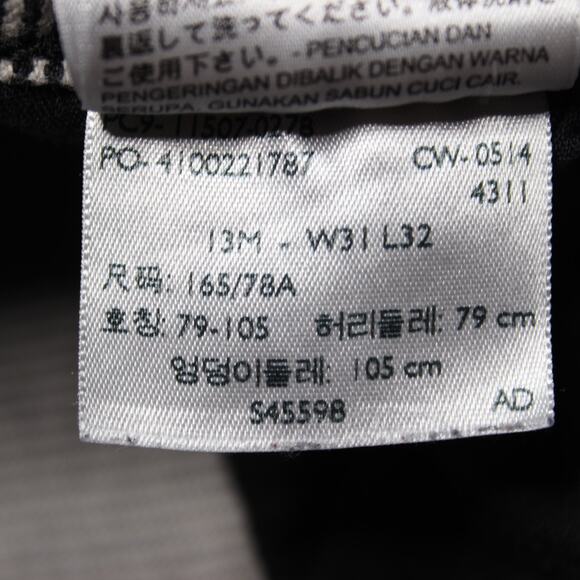 Levi’s 524 Skinny Jeans W31 L32 Women Black White Pinstripe Stretch Denim - Picture 5 of 10